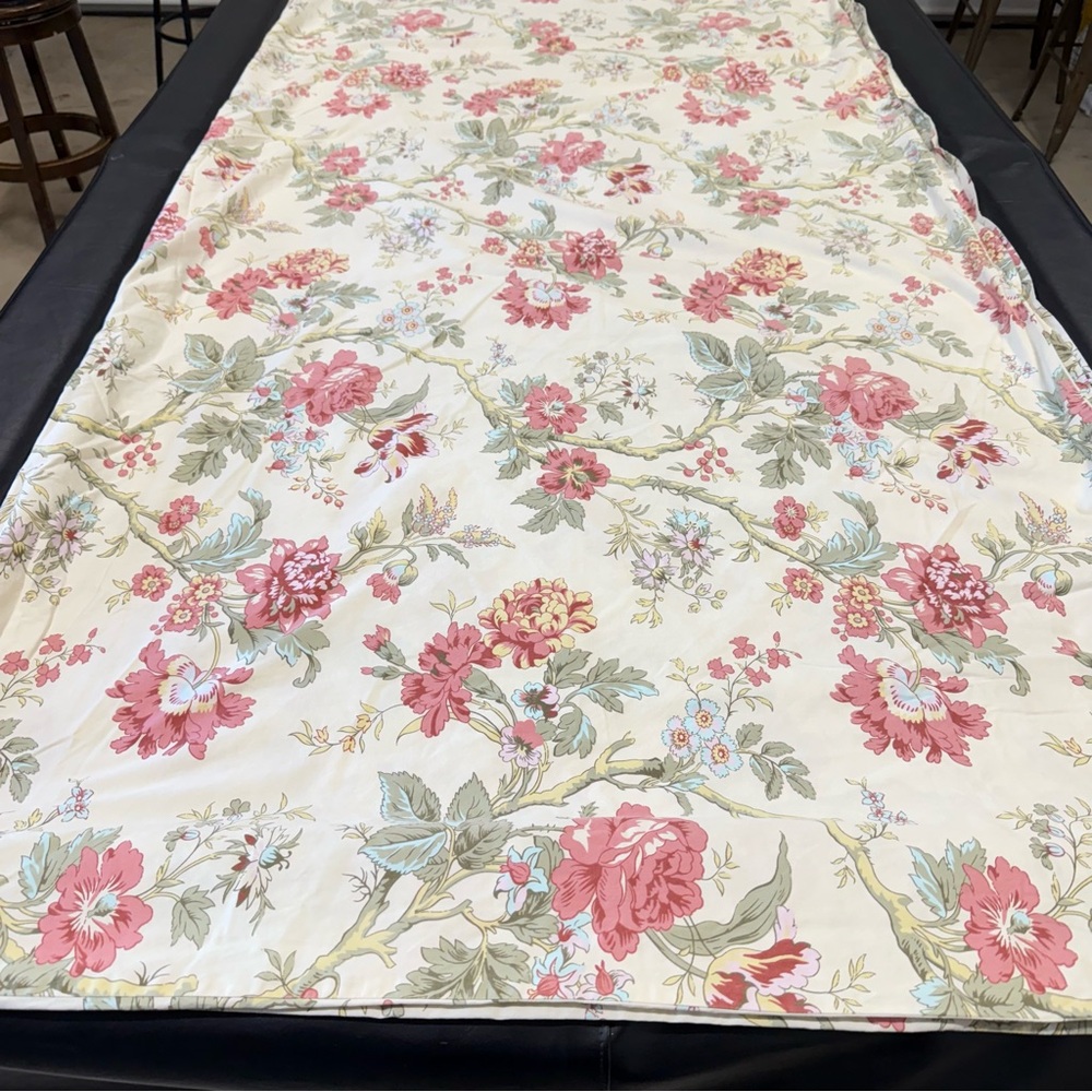 Eikei French Country Garden Toile Floral Printed 100% Cotton Duvet Cover King - Picture 5 of 16